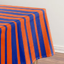 Search for orange and blue tablecloths Pattern