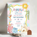 Search for pink and blue birthday invitations For kids