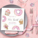 Search for donut napkins Two sweet