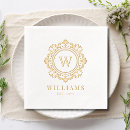 Search for gold foil napkins Traditional classic classy