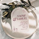 Search for candle wedding invitations Vintage