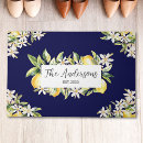 Search for lemon doormats Watercolor