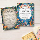 Search for castle wedding invitations Storybook