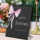 Search for bridal shower favor signs Bow