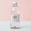 Search for water bottle labels Pink and green