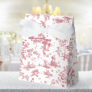 Search for toile favor boxes Toile de jouy