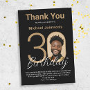 Search for 30th birthday thank you cards Elegant