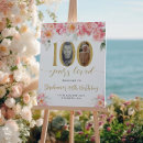 Search for 100th birthday posters 100 years loved