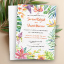 Search for watercolor beach wedding invitations Botanical