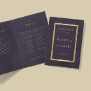 Search for purple and gold wedding programs Simple