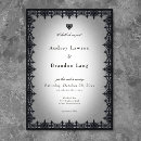 Search for victorian gothic wedding invitations Dark romance