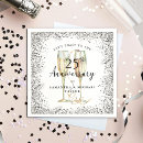Search for 25th anniversary napkins 25 years