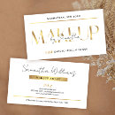 Search for makeup artist business cards Stylish
