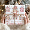 Search for gingerbread house wrapping paper Winter