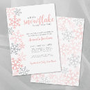 Search for winter baby shower invitations Script calligraphy typography