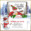 Search for lets get elfed up invitations Cute