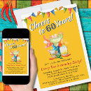 Search for cheers to 60 years invitations Sixty