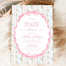 Search for vintage baby girl shower invitations Chinoiserie