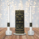 Search for art deco candles Black and gold