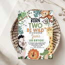 Search for boy 2nd birthday invitations Modern