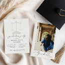 Search for law school graduation invitations Black and white