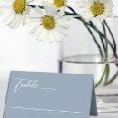 Search for dusty blue place cards Minimalist