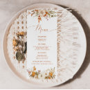 Search for fall wedding menus Terracotta