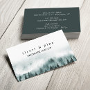 Search for mountain business cards Pine trees