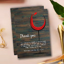 Search for wine glass thank you cards Rustic