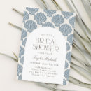 Search for blue and white bridal shower invitations Arch