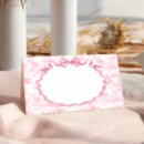 Search for pink place cards Baby shower