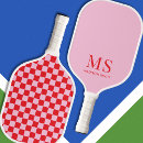 Search for monogrammed pickleball paddles Simple