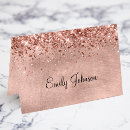 Search for rose gold place cards Calligraphy