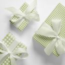 Search for green gingham wrapping paper Pattern