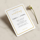 Search for keepsake wedding invitations Gold