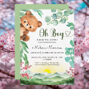 Search for bear baby boy shower invitations Animal