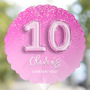 Search for 10th birthday balloons Girl
