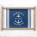 Search for nautical anchor serving trays Boating