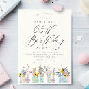 Search for floral 65th birthday invitations Sixty five
