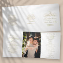 Search for tri fold wedding programs Elegant