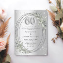 Search for 60th wedding anniversary invitations Elegant