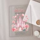Search for girls princess birthday invitations Baby girl