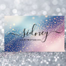 Search for shimmer business cards Makeup artist