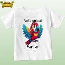 Search for party parrot tshirts Macaw