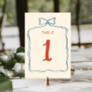 Search for retro wedding table cards Hand drawn