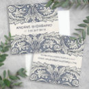 Search for victorian calling business cards Damask