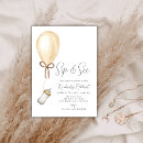 Search for sip and see baby shower invitations Whimsical