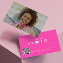 Search for influencer business cards Content creator