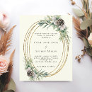 Search for pine cone wedding invitations Greenery