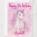 Search for unicorn birthday cards Watercolor